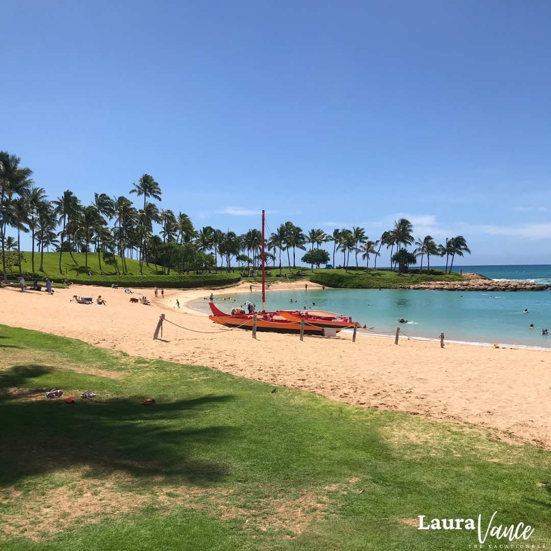 beach at Disney's Aulani in Hawaii