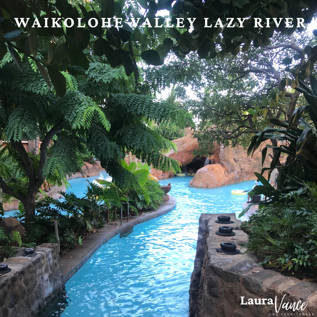 Waikolohe Valley Lazy River at Disney's Aulani in Hawaii