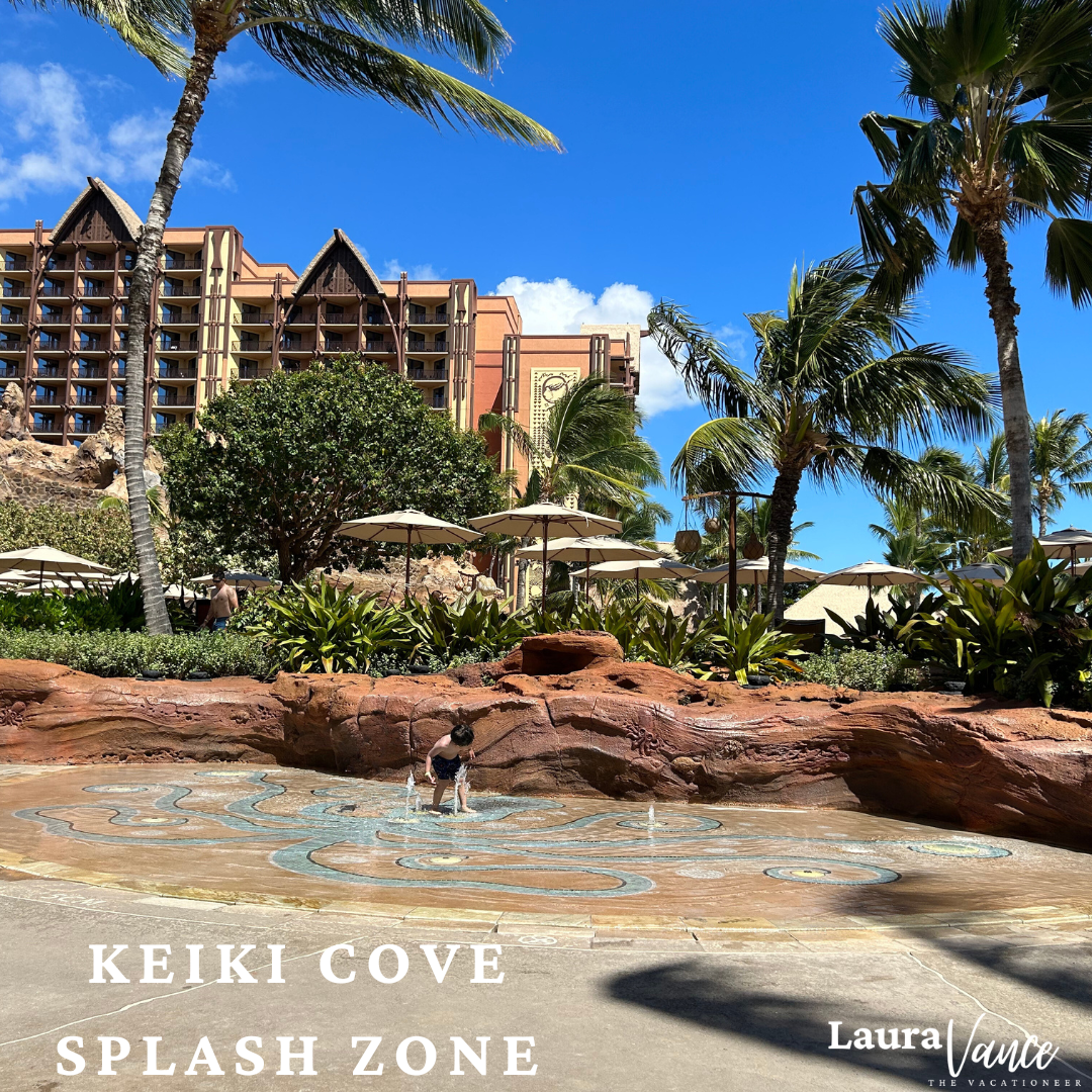 Keiki Cove Splash Zone at Disney's Aulani in Hawaii